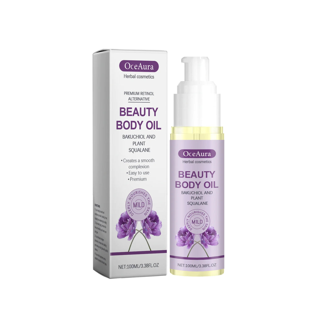 Oceaura Beauty Body Oil Repair Damaged Skin Improve Skin Elasticity Non-greasy Relief Stress and Anxiety Body Essence Oil