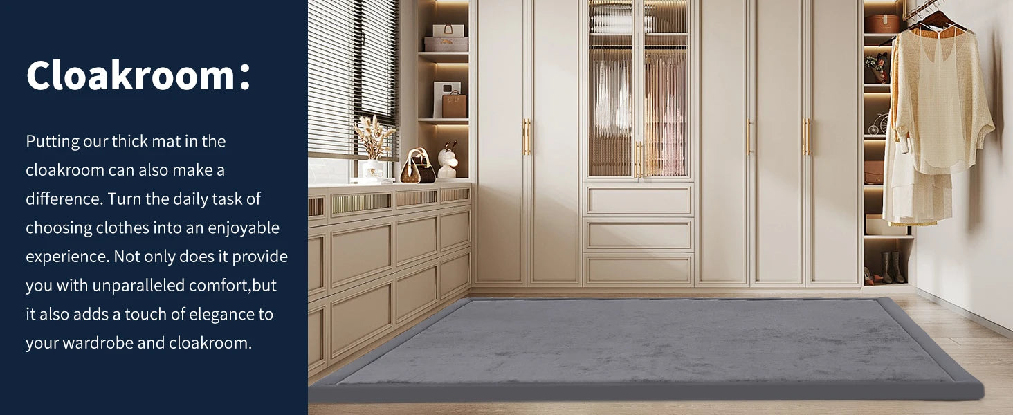 Solid Living Room Carpet Cream Style Non Slip Rugs for Bedroom Decoration Classic Minimalism Tatami Floor Yoga Mat